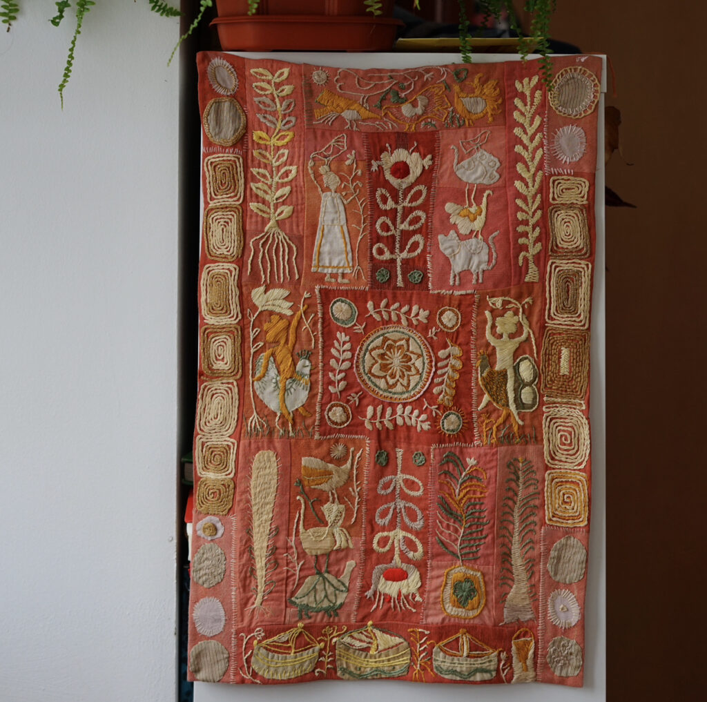 Moro em Lisboa – Turkish Red (Madder) Dyed Tapestry
