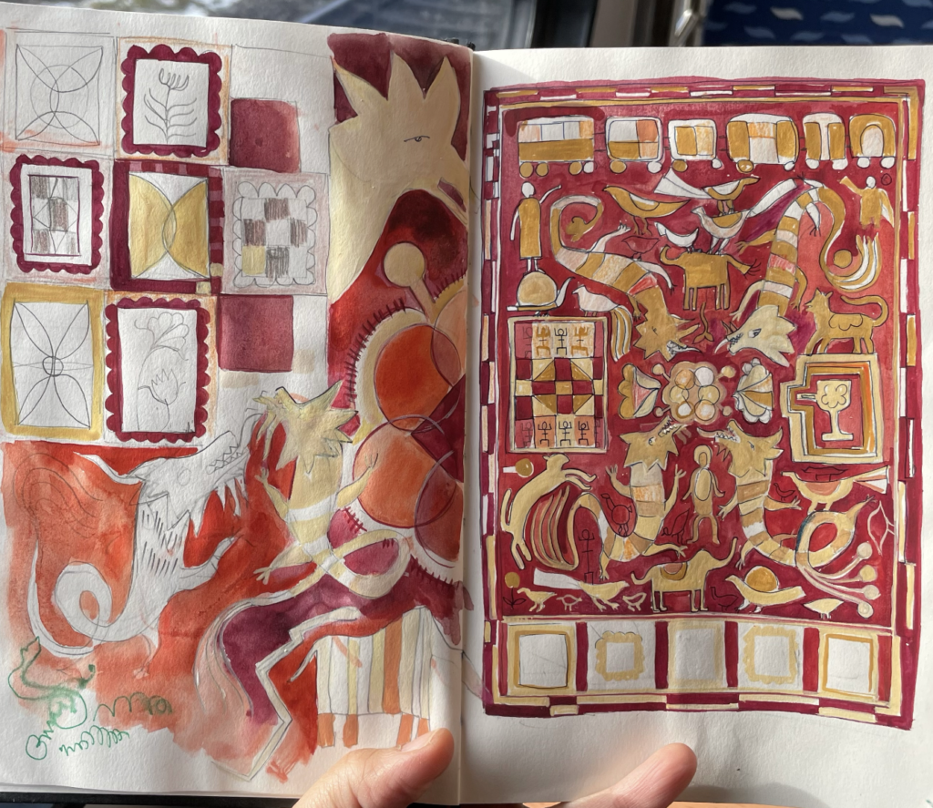 Munich Trip, Natural Dye Factory Trip & Sketches