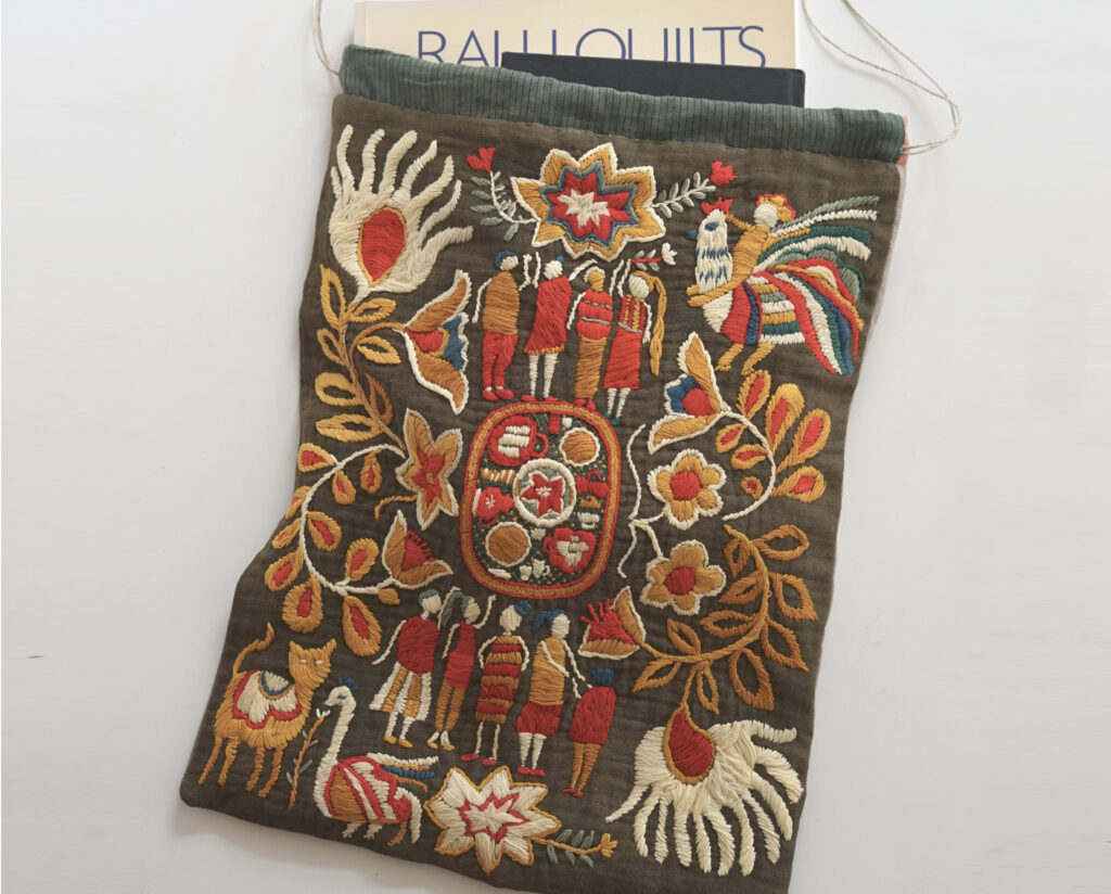 Eid Celebration Embroidered Illustration Bag